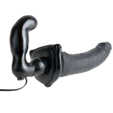 Strap-On Vibrante Deluxe con Punto G, Regolabile e Vibrazioni Potenti